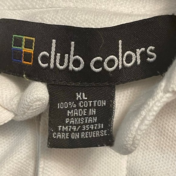 Club Colors XL Yale Embroidered White Polo Shirt - Excellent Condition! - Picture 4 of 4